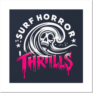 Surf Horror Posters and Art
